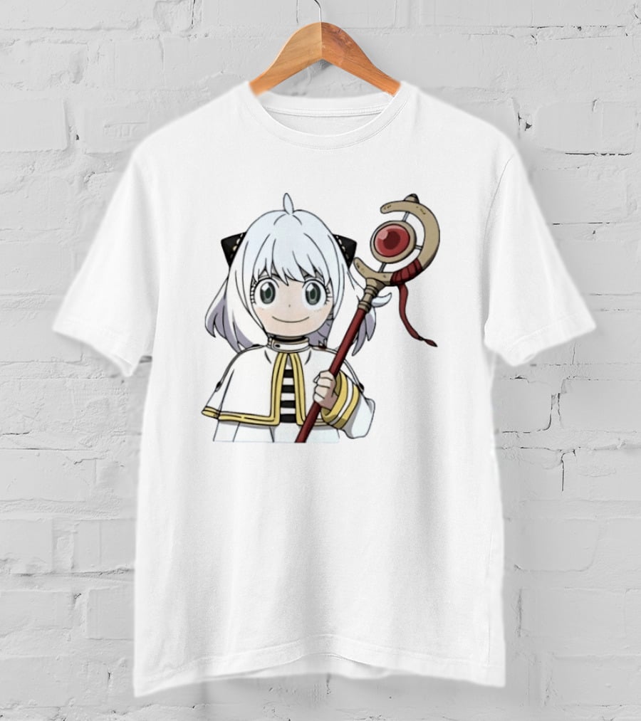 Spy X Family X Frieren Beyond Journey's End Anya Slayer Crossover Anime T-Shirt