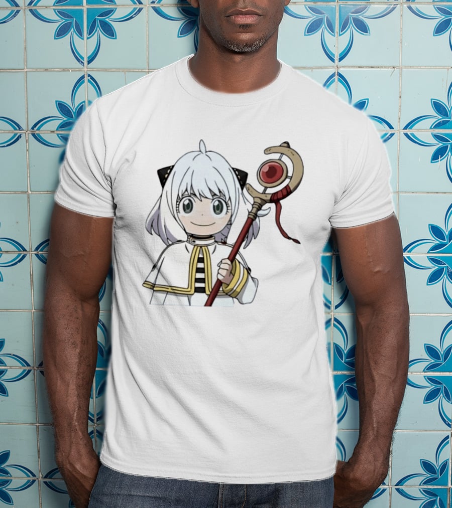 Spy X Family X Frieren Beyond Journey's End Anya Slayer Crossover Anime T-Shirt
