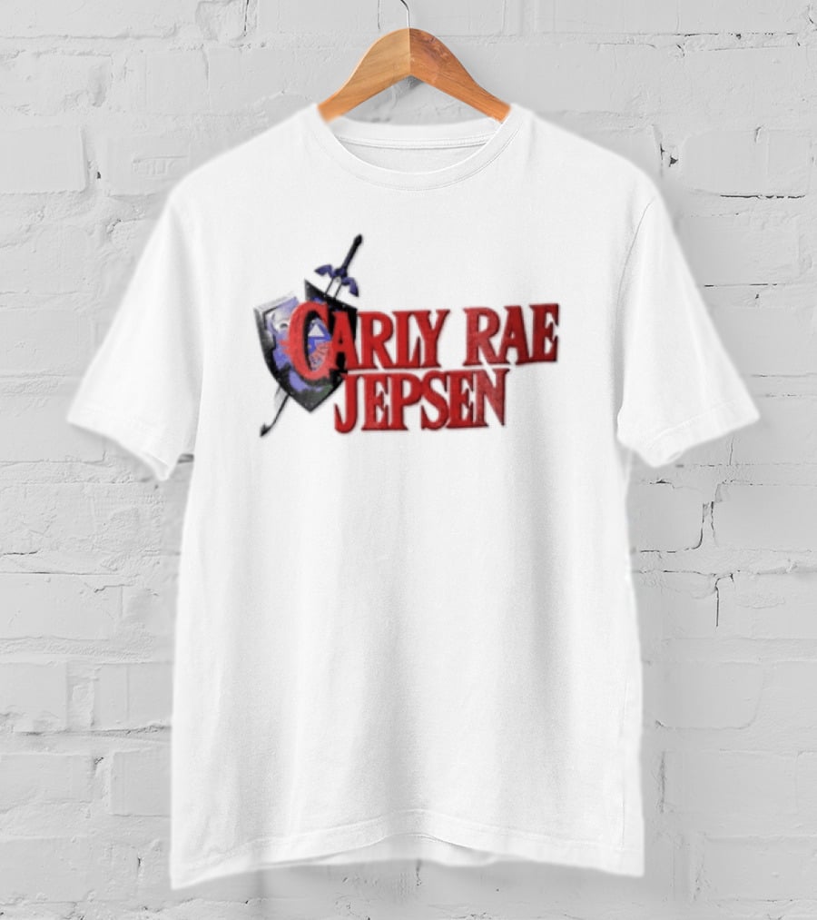 Carly Rae Jepsen The Legend Of Zelda Parody Shield Sword T-Shirt