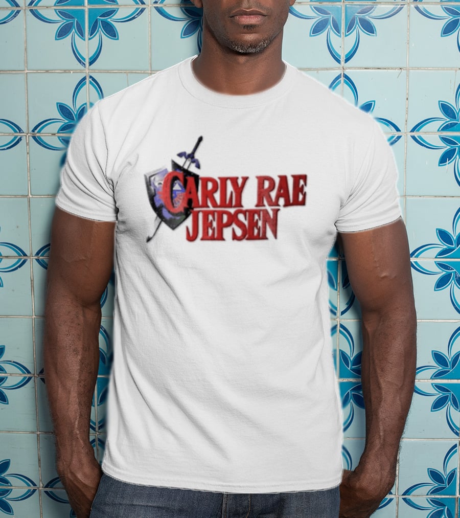 Carly Rae Jepsen The Legend Of Zelda Parody Shield Sword T-Shirt