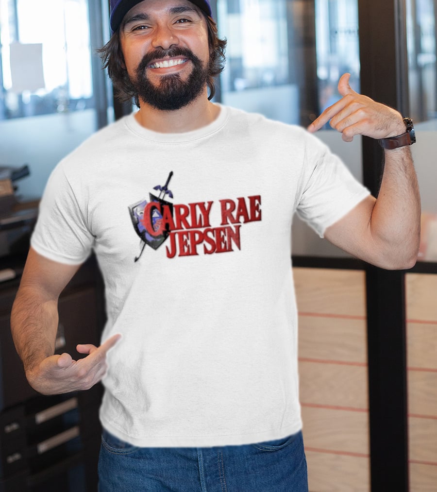 Carly Rae Jepsen The Legend Of Zelda Parody Shield Sword T-Shirt