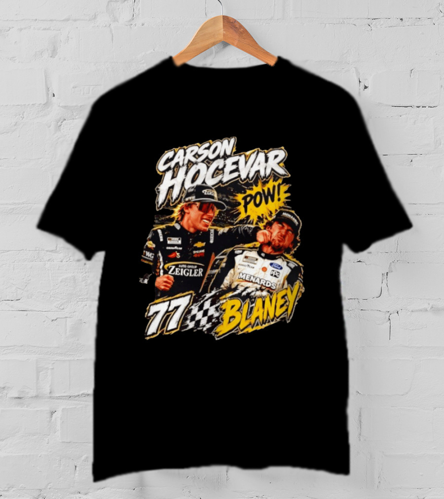 Carson Hocevar Pow Ryan Blaney 77 Menards Racing T-Shirt