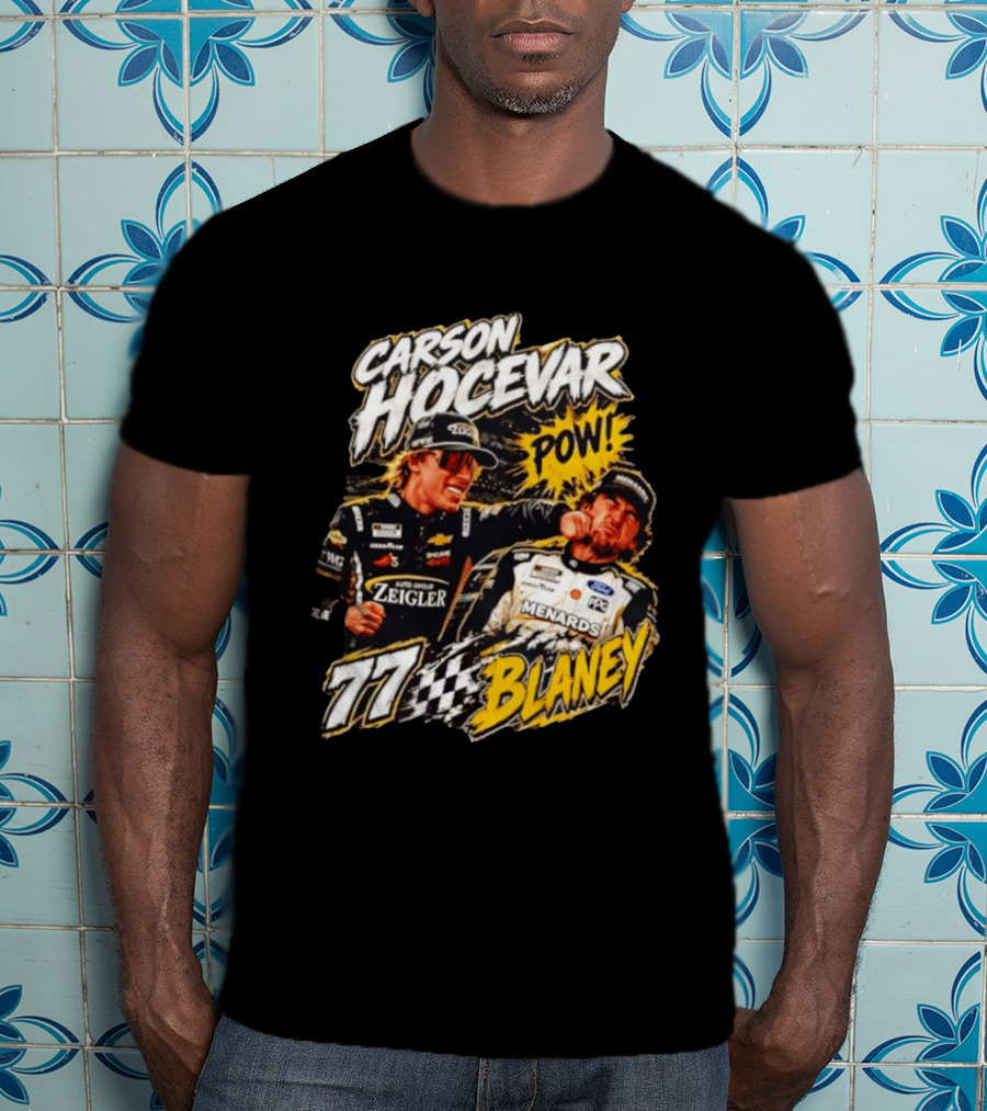 Carson Hocevar Pow Ryan Blaney 77 Menards Racing T-Shirt