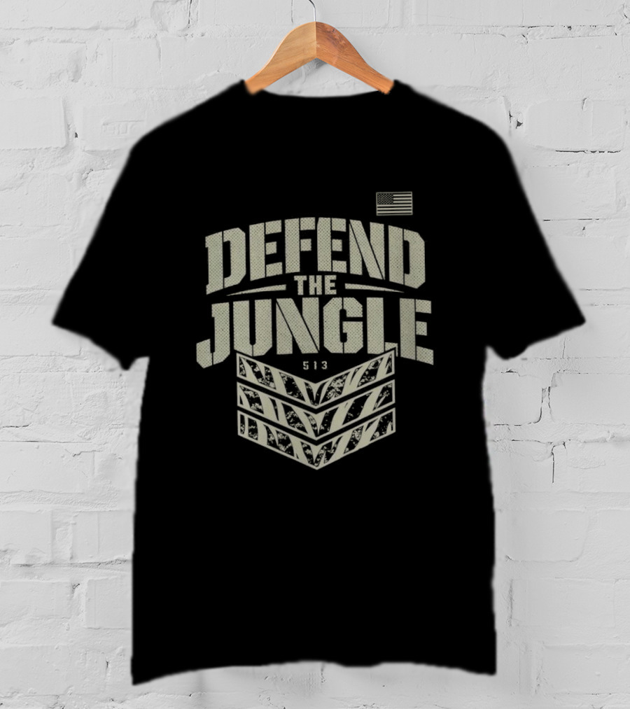 Cincinnati Bengals Defend The Jungle 513 Roar T-Shirt