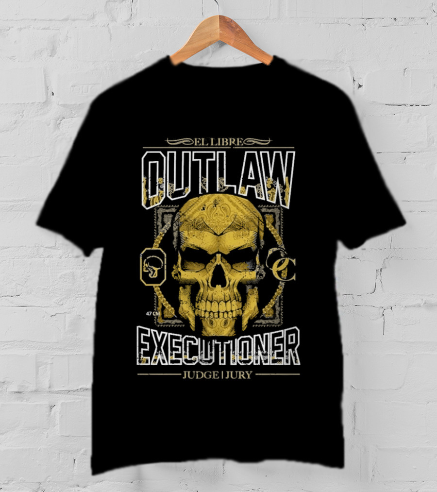 Outlaw Collective Executioner Skull Judge Jury T-Shirt