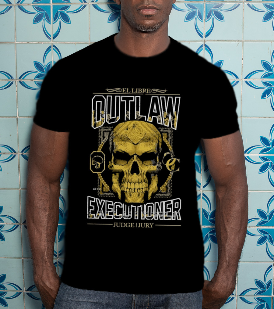 Outlaw Collective Executioner Skull Judge Jury T-Shirt