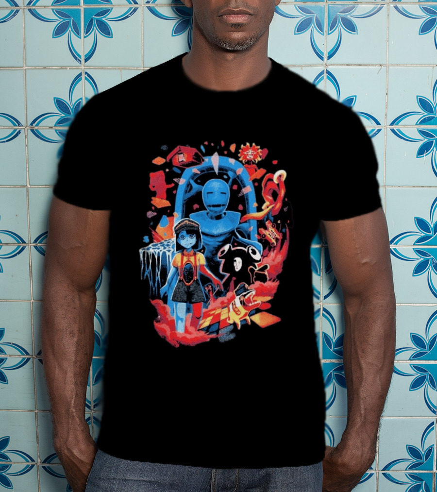 ENA Dream BBQ Lonely Door Character Art And Surreal T-Shirt