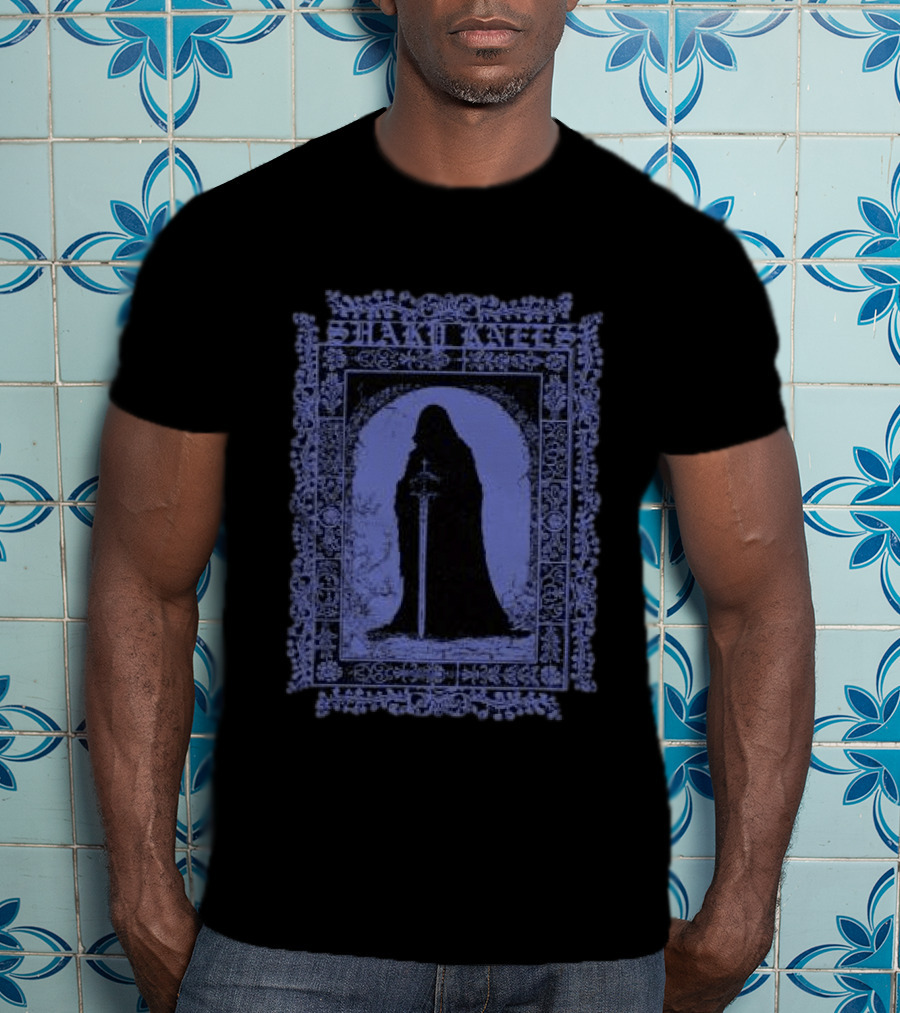 Shaky Knees Festival Store Reaper Lineup Arched Medieval Frame T-Shirt