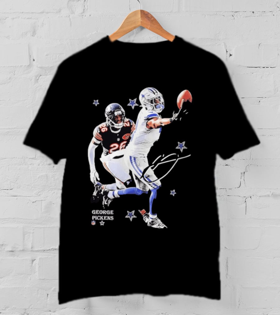George Pickens NFL Action Dallas Cowboys Vs Chicago Bears Game Highlights T-Shirt
