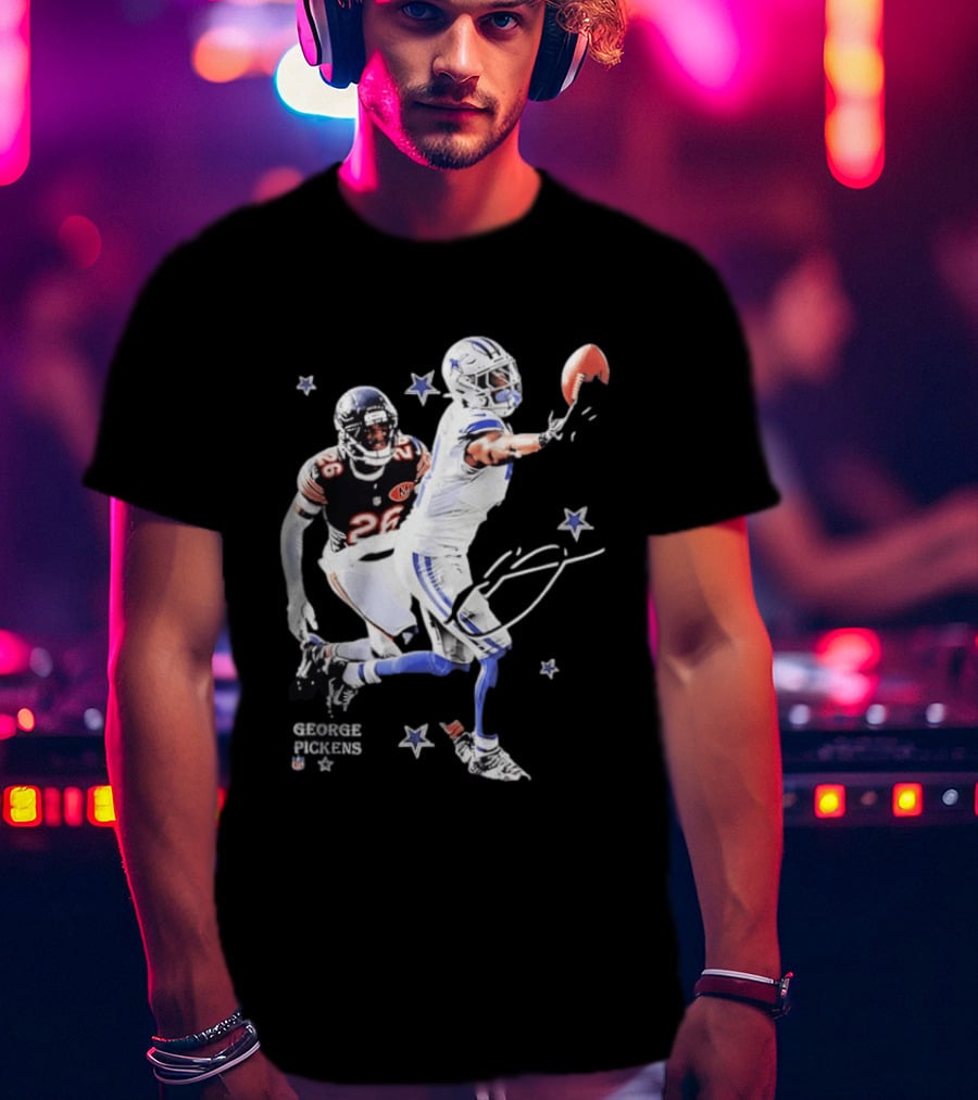 George Pickens NFL Action Dallas Cowboys Vs Chicago Bears Game Highlights T-Shirt