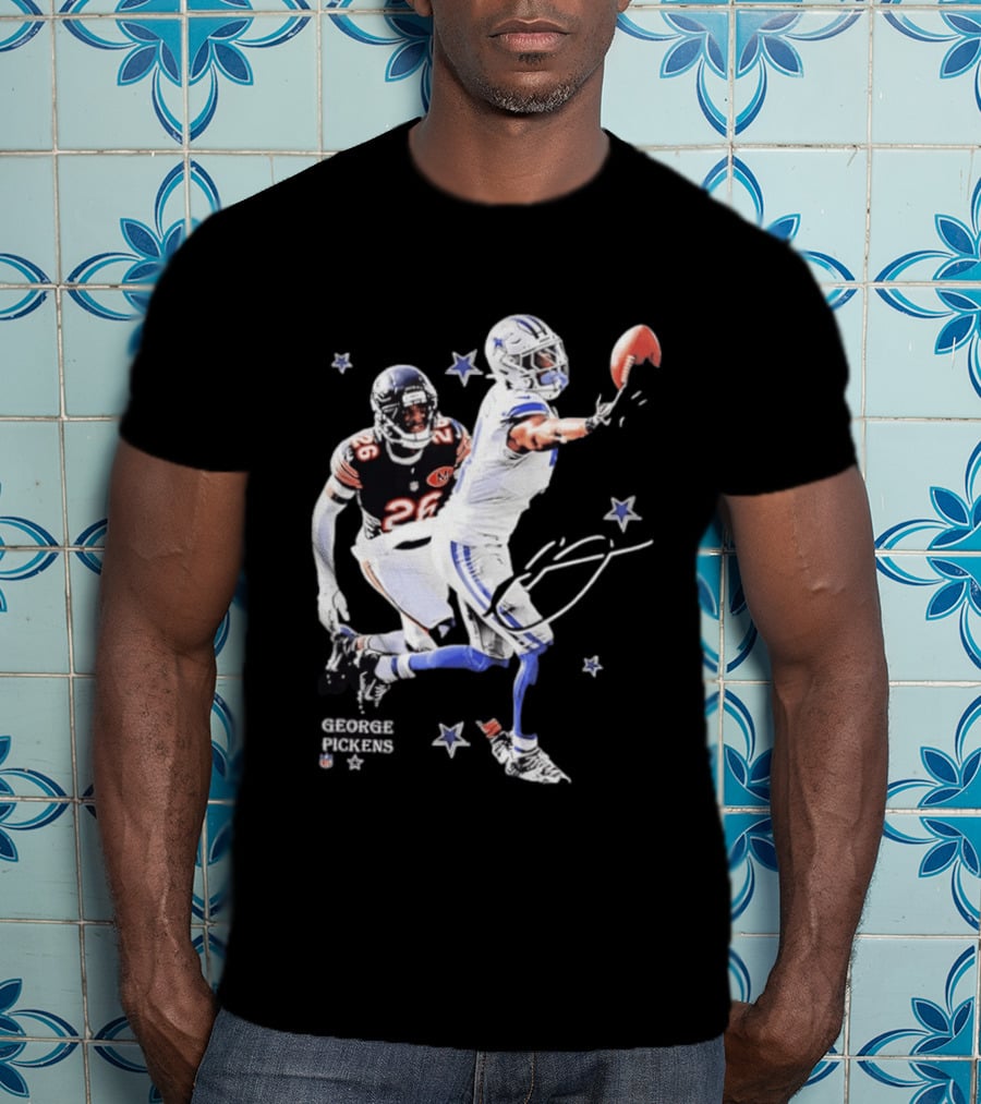 George Pickens NFL Action Dallas Cowboys Vs Chicago Bears Game Highlights T-Shirt