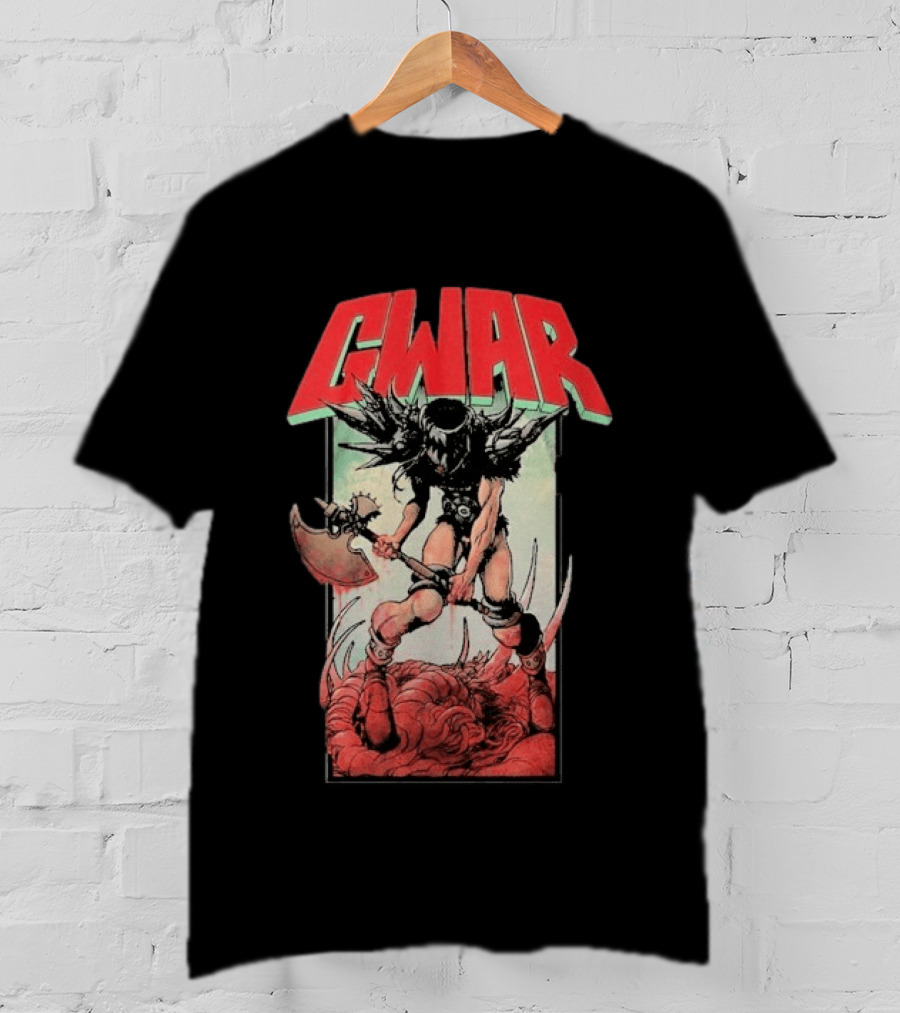 Gwar Balsac The Jaws Of Death Barbaric Warrior Monster T-Shirt