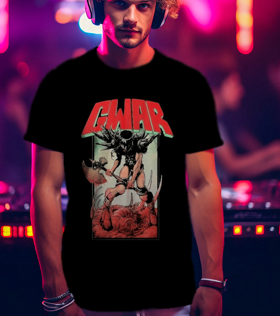 Gwar Balsac The Jaws Of Death Barbaric Warrior Monster T-Shirt
