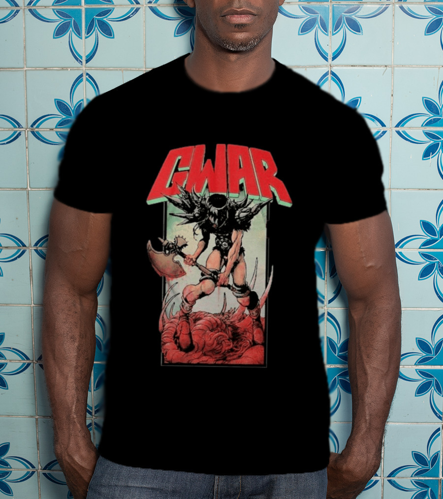 Gwar Balsac The Jaws Of Death Barbaric Warrior Monster T-Shirt