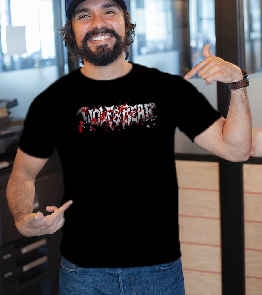 Wolfbear Steel Blood Splatter T-Shirt