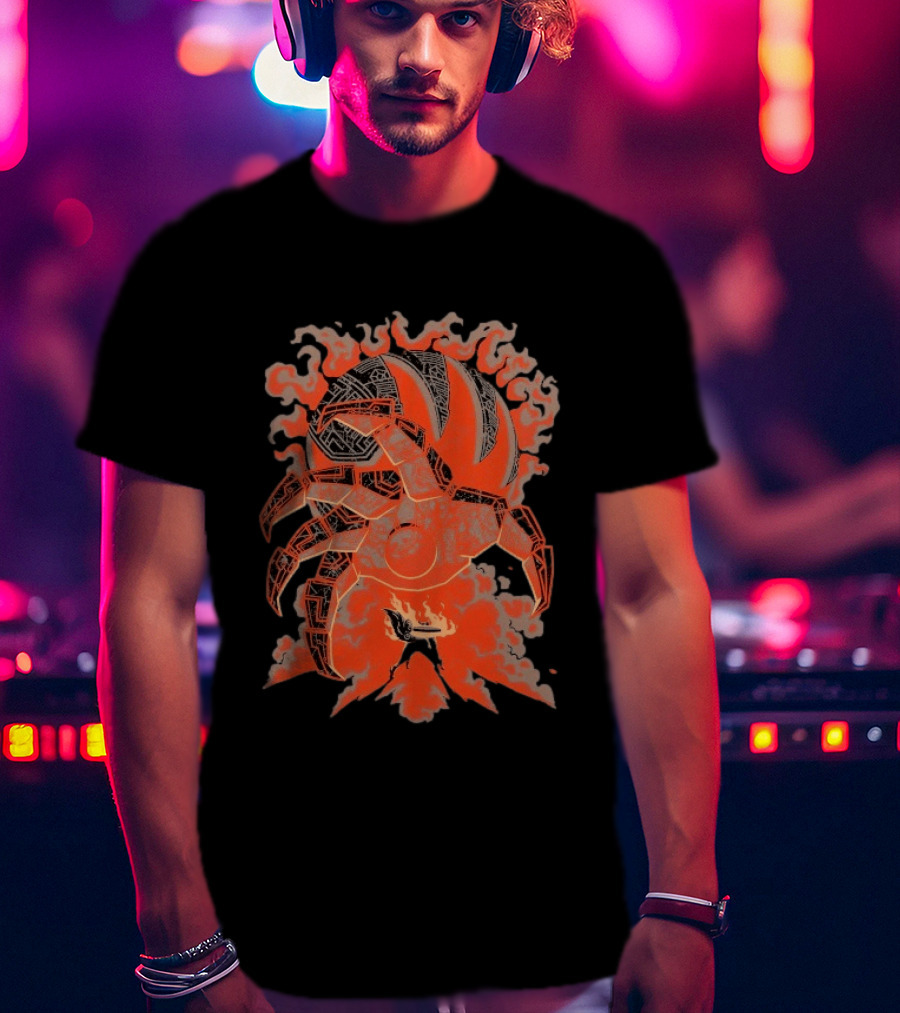 Okami Everlasting Darkness Fire Spirit And Flames T-Shirt