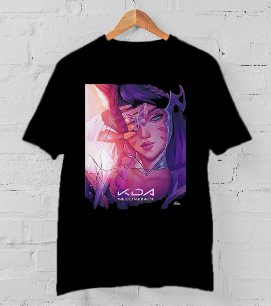 Ahri KDA The Comeback Arcane League Of Legends By Nikkotari T-Shirt