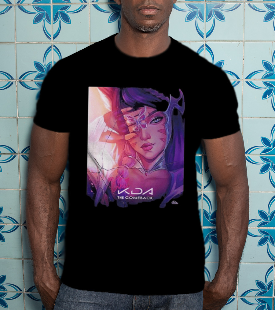 Ahri KDA The Comeback Arcane League Of Legends By Nikkotari T-Shirt