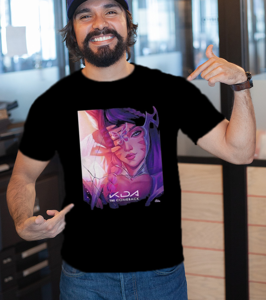 Ahri KDA The Comeback Arcane League Of Legends By Nikkotari T-Shirt