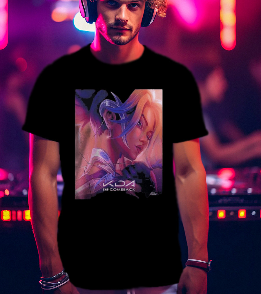 Akali KDA The Comeback Arcane League Of Legends Nikkotari T-Shirt