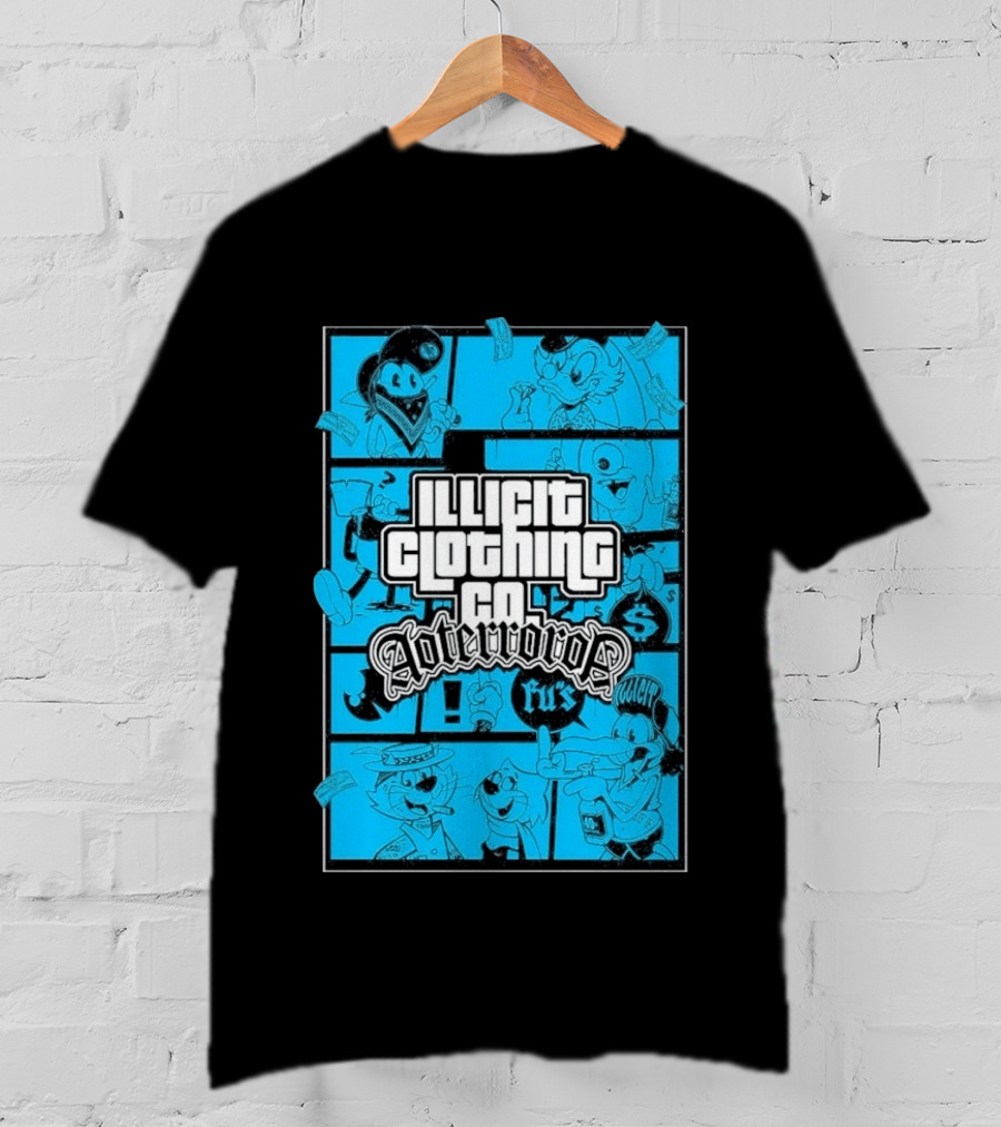 Illicit Clothing Co Afterror FU$ T-Shirt