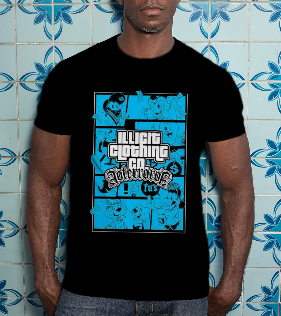 Illicit Clothing Co Afterror FU$ T-Shirt