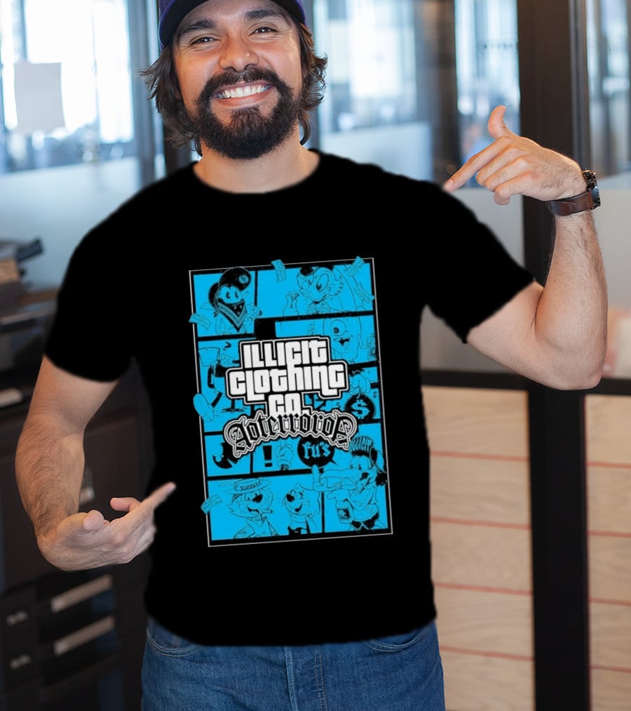 Illicit Clothing Co Afterror FU$ T-Shirt