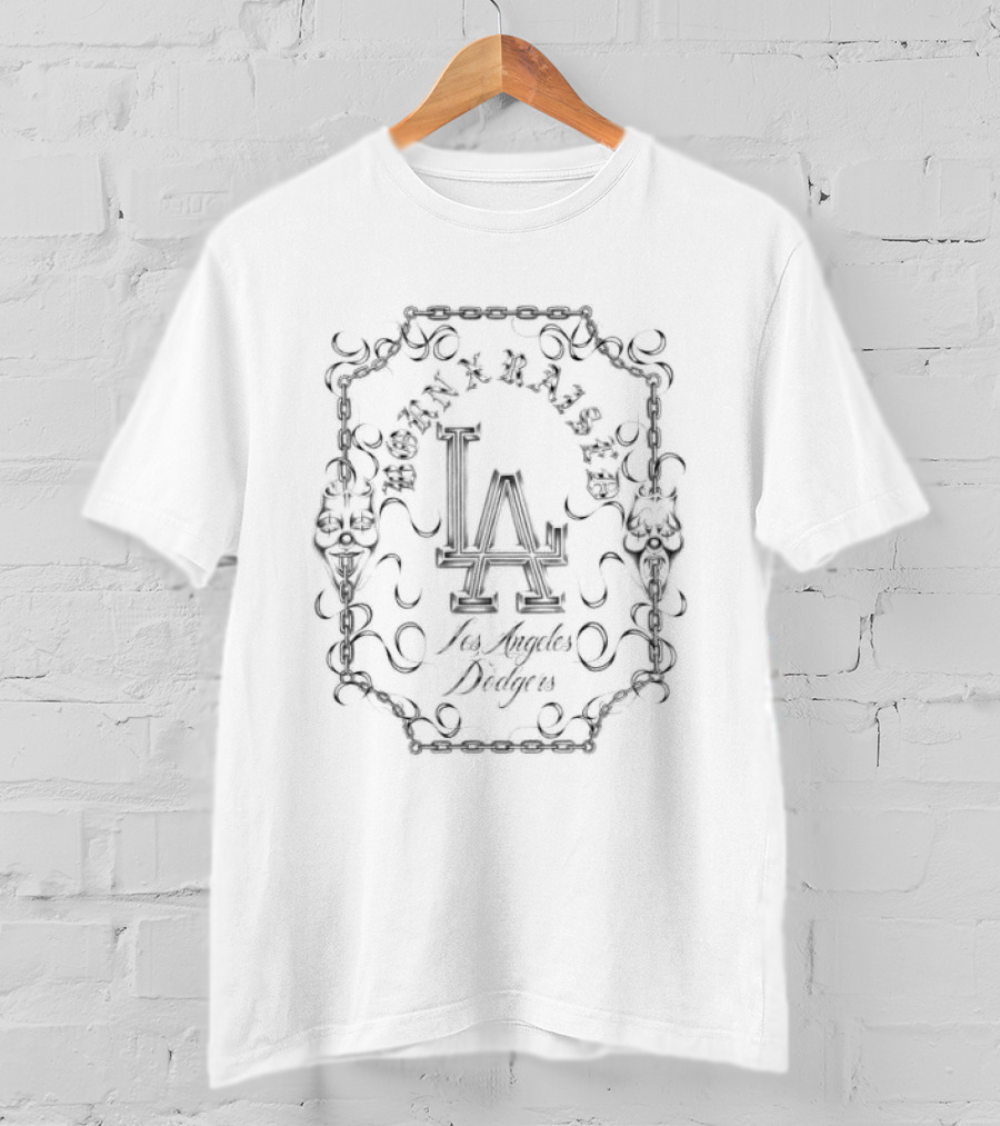 Born X Raised Los Angeles Dodgers LA White T-Shirt