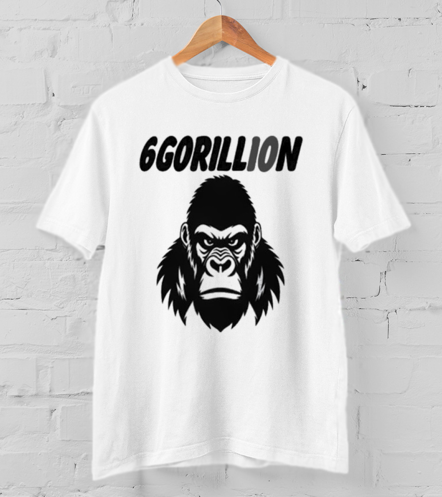 6gorillion Gorilla Face T-Shirt