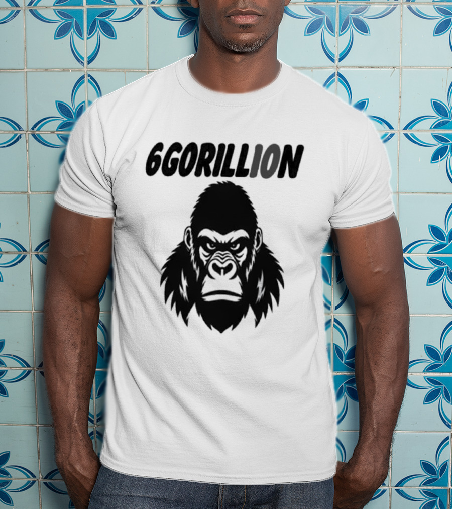 6gorillion Gorilla Face T-Shirt