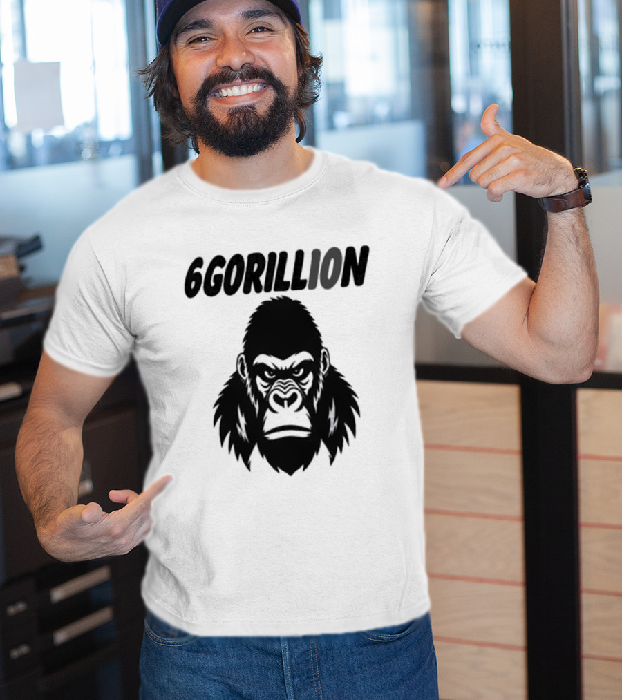 6gorillion Gorilla Face T-Shirt