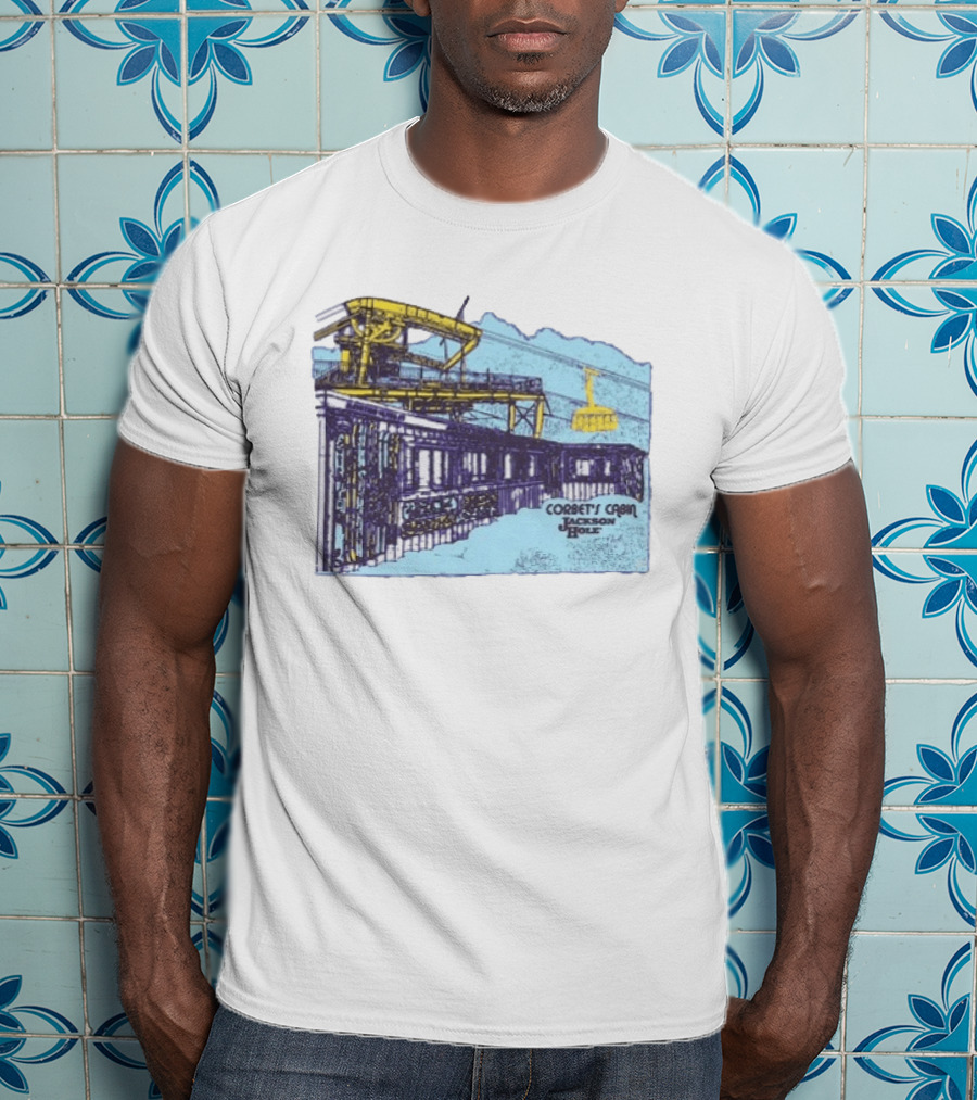 Jackson Hole Corbets Cabin Tram Wyoming Scenic Adventure T-Shirt