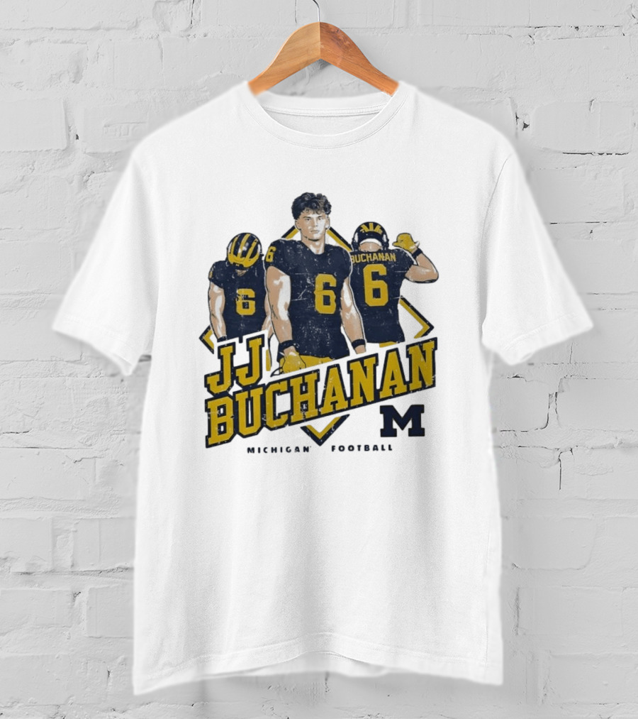 JJ Buchanan 6 Michigan Wolverines Football M T-Shirt