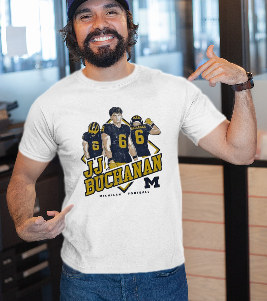 JJ Buchanan 6 Michigan Wolverines Football M T-Shirt