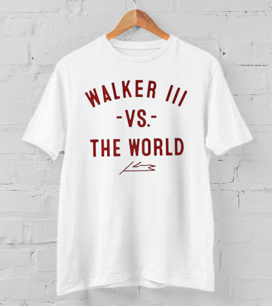 Walker III Vs The World Kansas City Chiefs T-Shirt