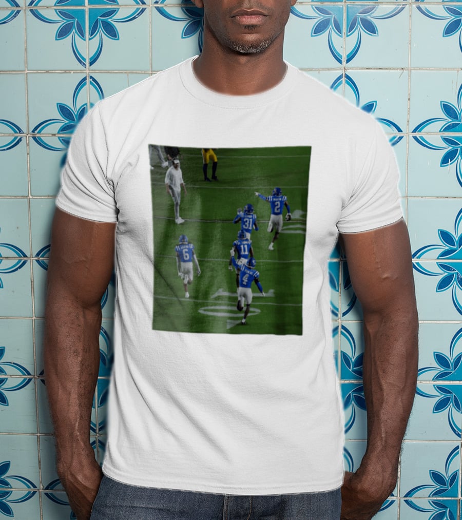 Ole Miss Rebels Aguero Clardy Braxton K Thomas Perkins Football Team Action Scene T-Shirt