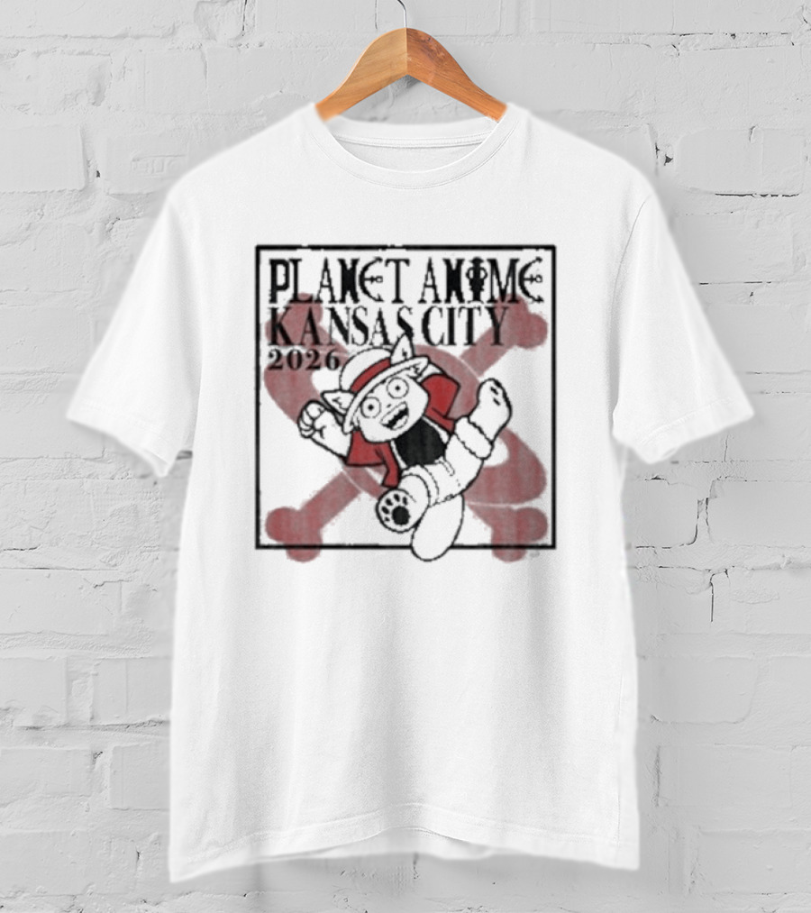 Planet Anime Kansas City 2026 Pirate Panda T-Shirt