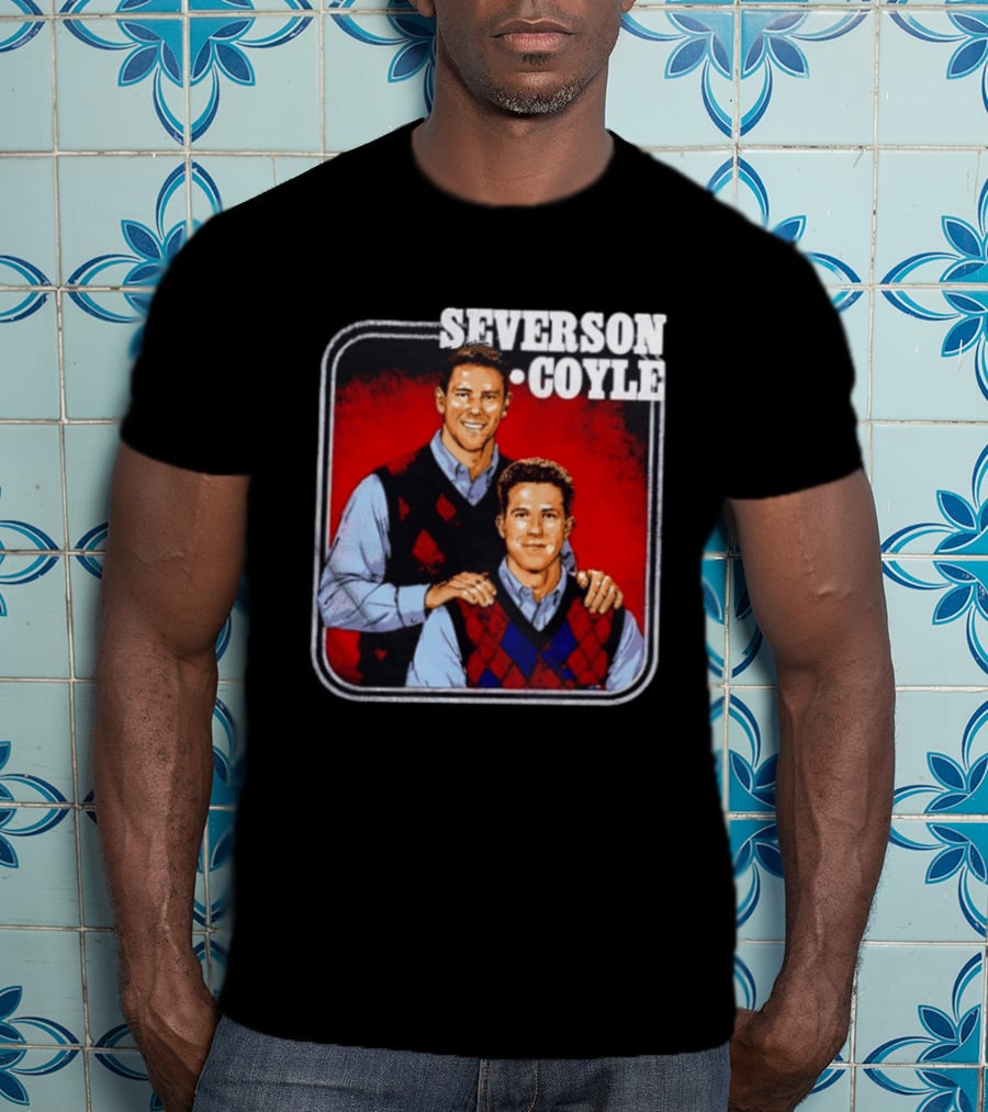Severson Coyle Columbus Blue Jackets Step Brothers T-Shirt