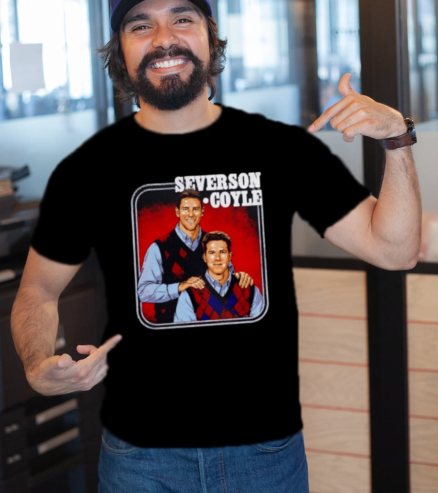 Severson Coyle Columbus Blue Jackets Step Brothers T-Shirt