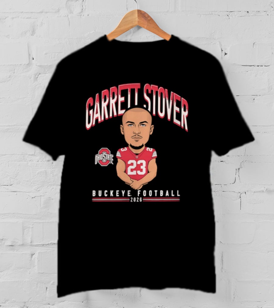 Garrett Stover Buckeye Football 2023 Ohio State 23 T-Shirt