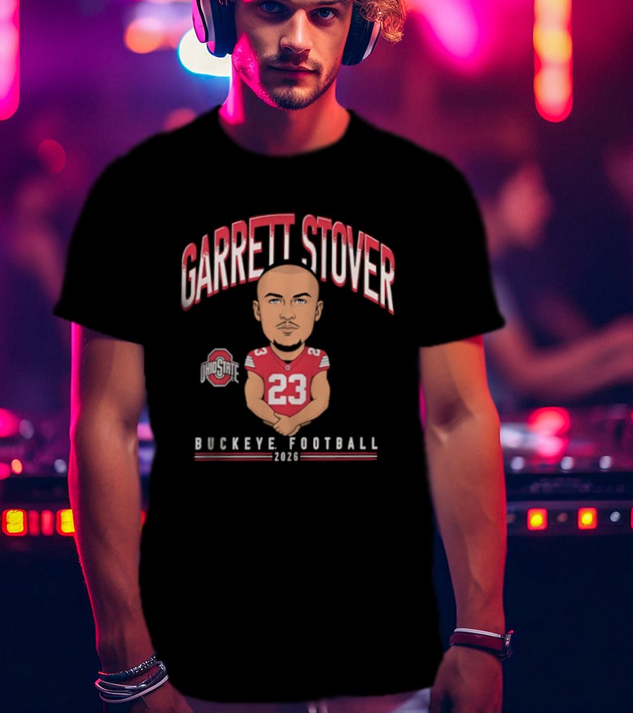 Garrett Stover Buckeye Football 2023 Ohio State 23 T-Shirt