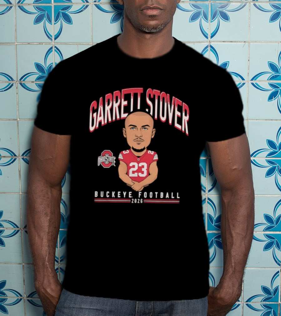 Garrett Stover Buckeye Football 2023 Ohio State 23 T-Shirt