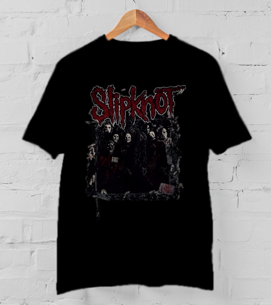Slipknot Band Members Group Image Impericon Zipped T-Shirt