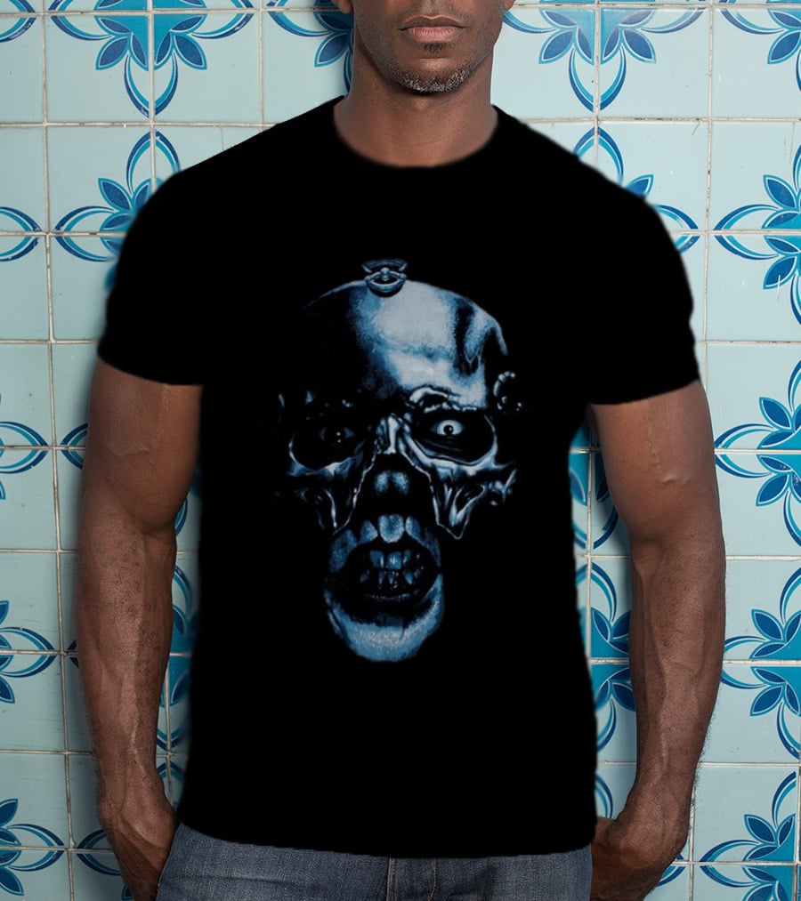 Impericon Ghost Skull Face Creepy Horror Teef T-Shirt