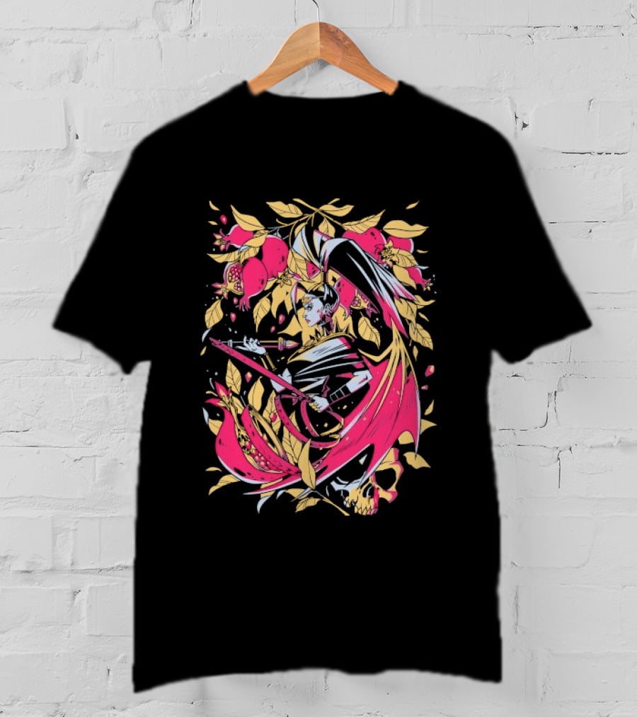 Hades First Of The Furies Mythical Foliage Sword T-Shirt