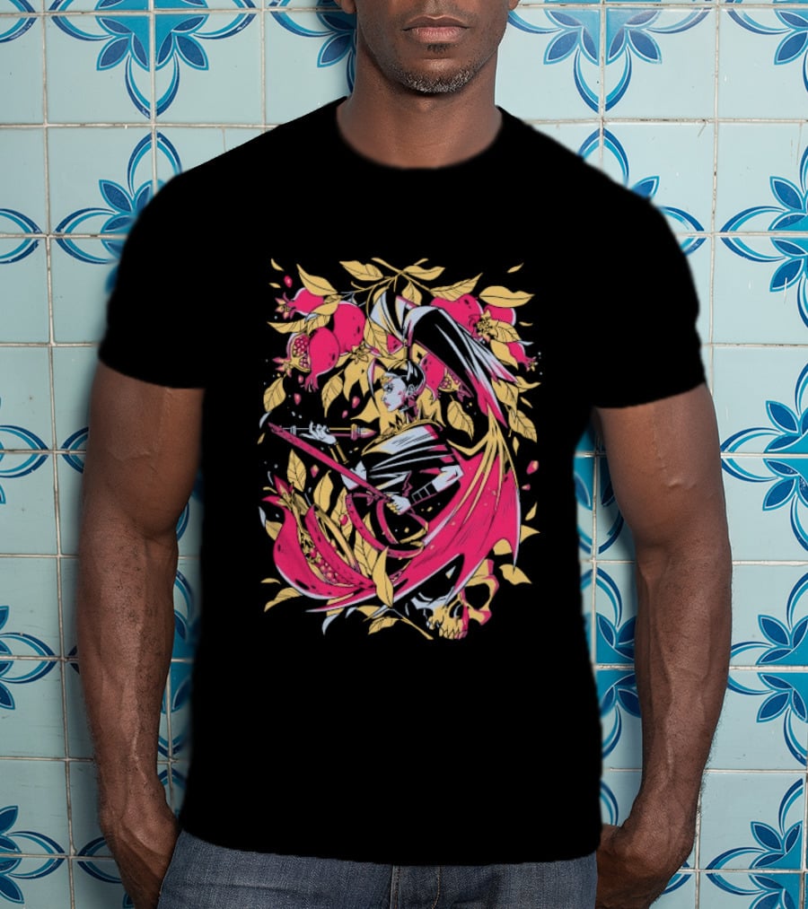 Hades First Of The Furies Mythical Foliage Sword T-Shirt