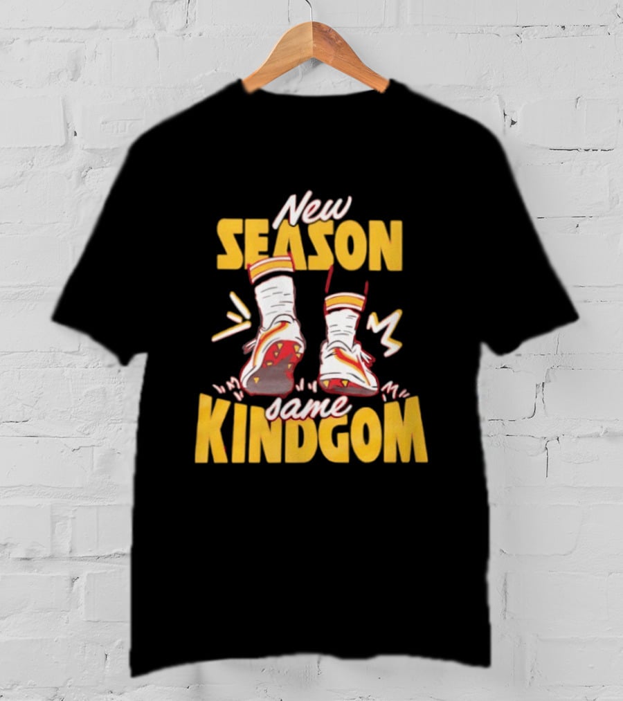 New Season Same Kingdom Kansas City Chiefs Socks And Cleats T-Shirt
