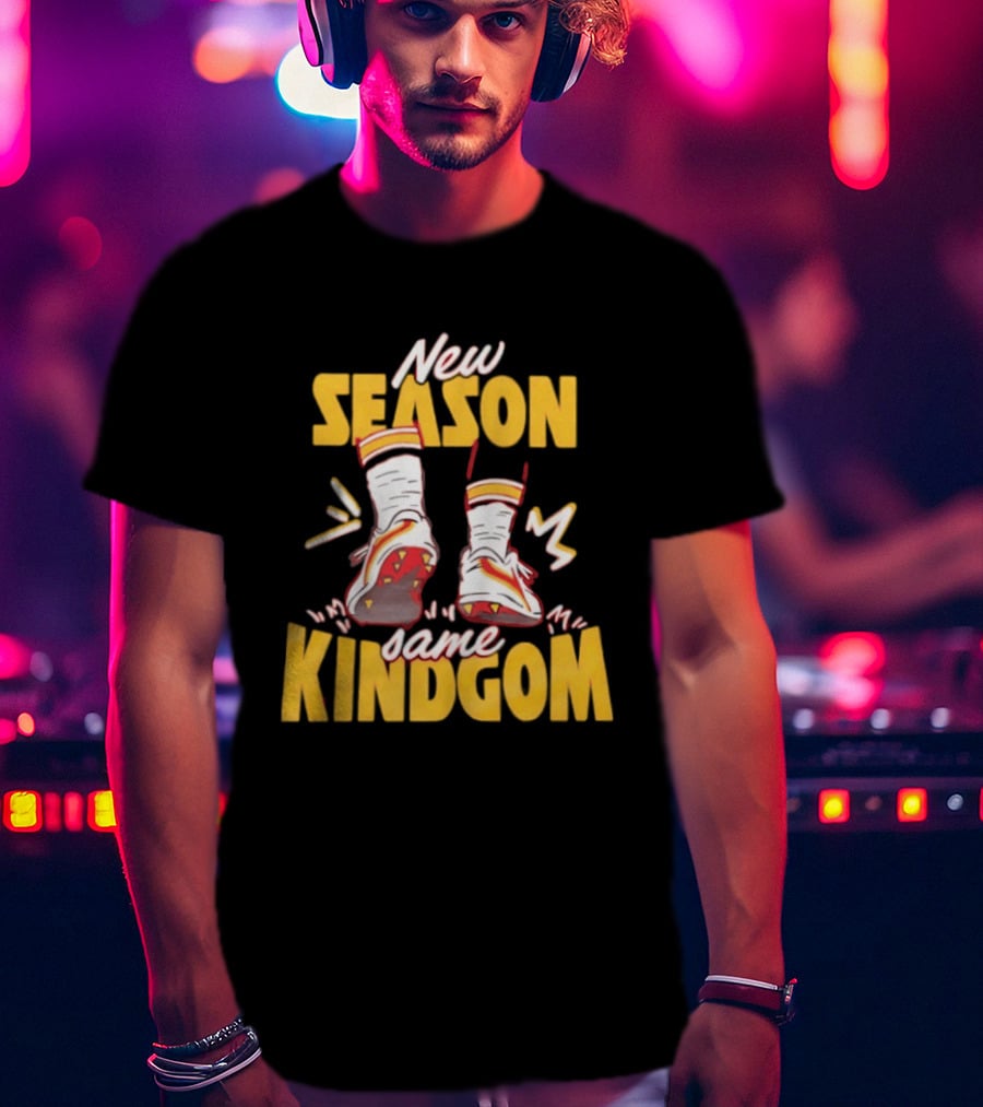 New Season Same Kingdom Kansas City Chiefs Socks And Cleats T-Shirt