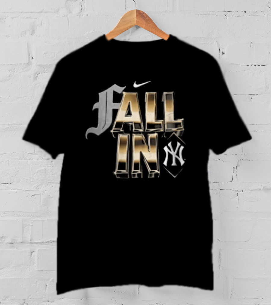 Nike Fall In New York Yankees Gold Metallic F T-Shirt