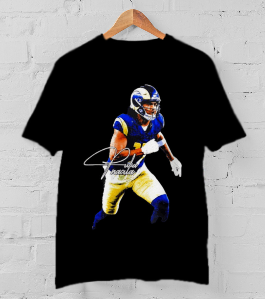 Puka Nacua Los Angeles Rams Player Signature NFL Football T-Shirt